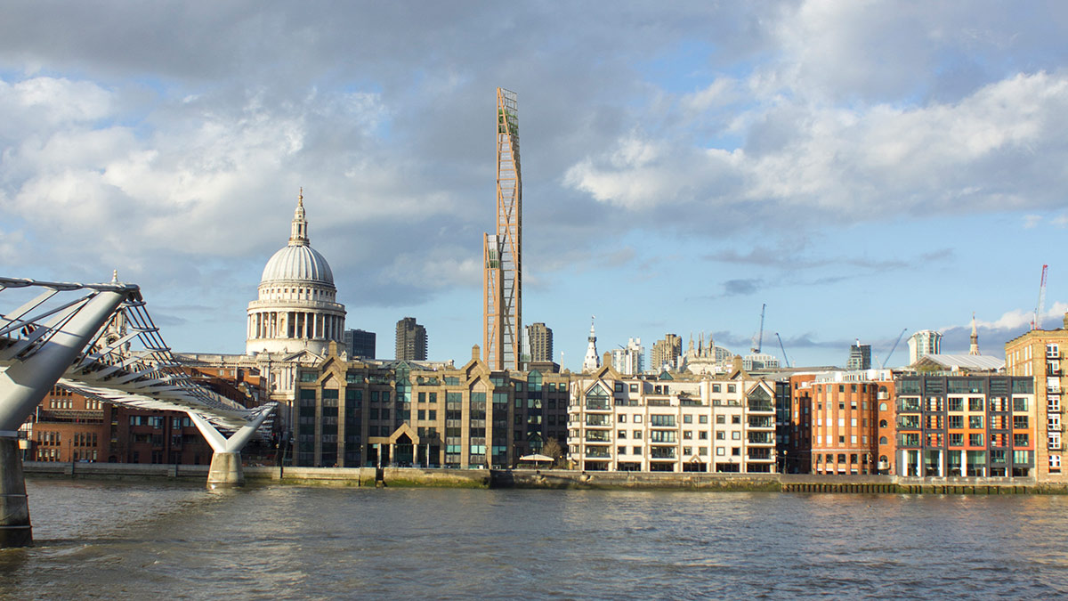 Oakwood Timber Tower: Londons plyscraper - ubm magazin.