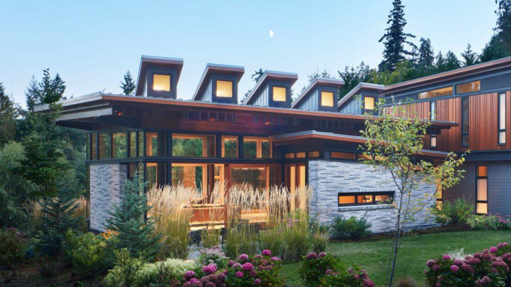 Bainbridge House im US-Bundesstaat Washington von Finne Architects entworfen