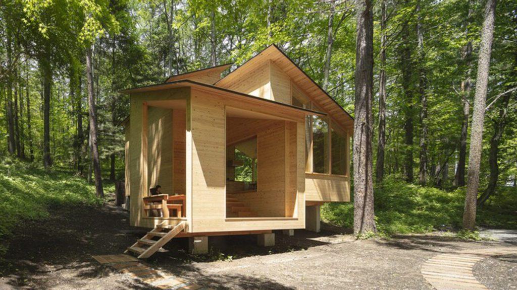 Hütte im Wald, K+S Architects, Außenansicht