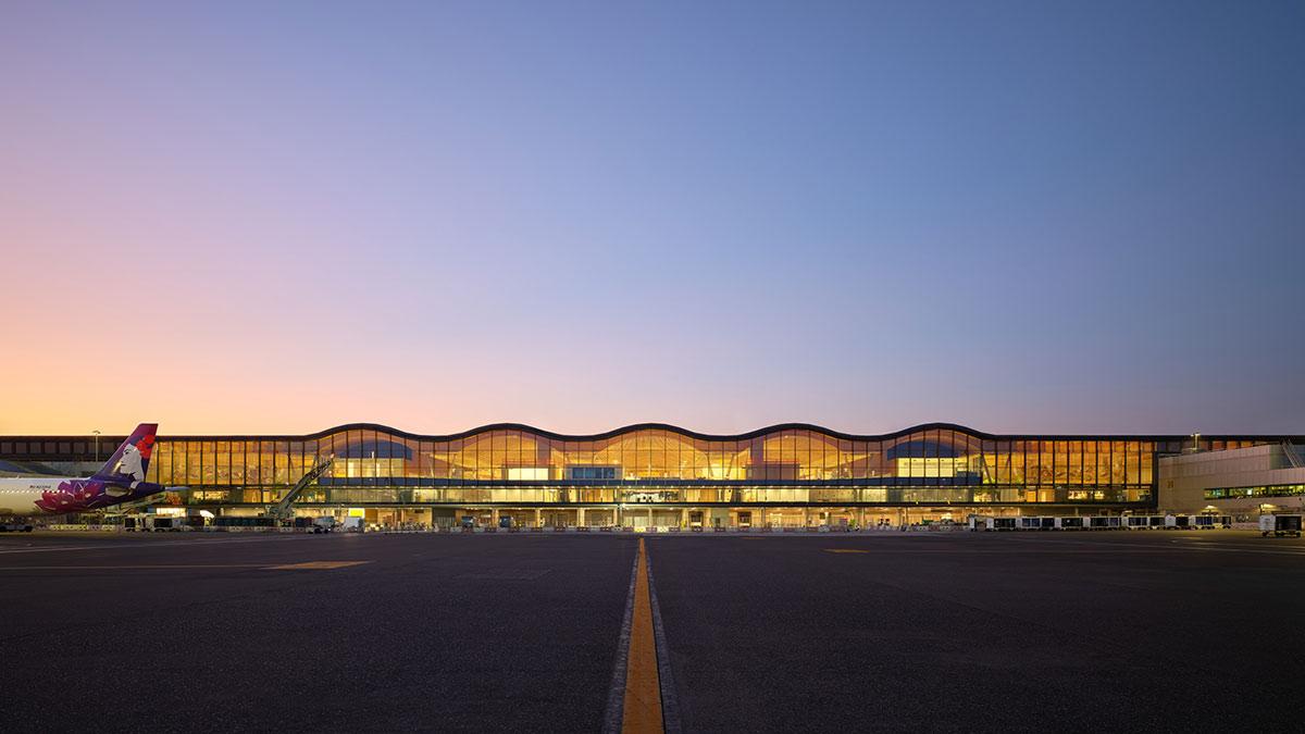 PDX Airport, Flughafen Portland, Oregon, ZGF Architects, Holzbau, Holzdach