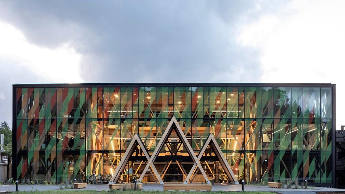 Scion Innovation Hub, New Zealand, RTA Architects, Irbing Smith Architects, Holzbau, Diagrid-Struktur
