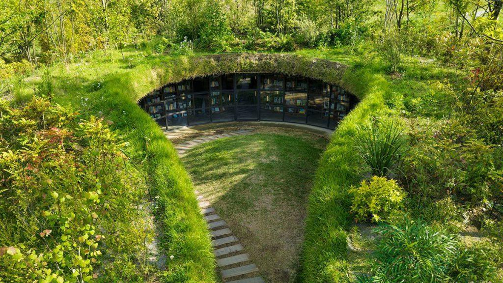 Library in the Earth, Hiroshi Nakamura & NAP, Japan, Bibliothek