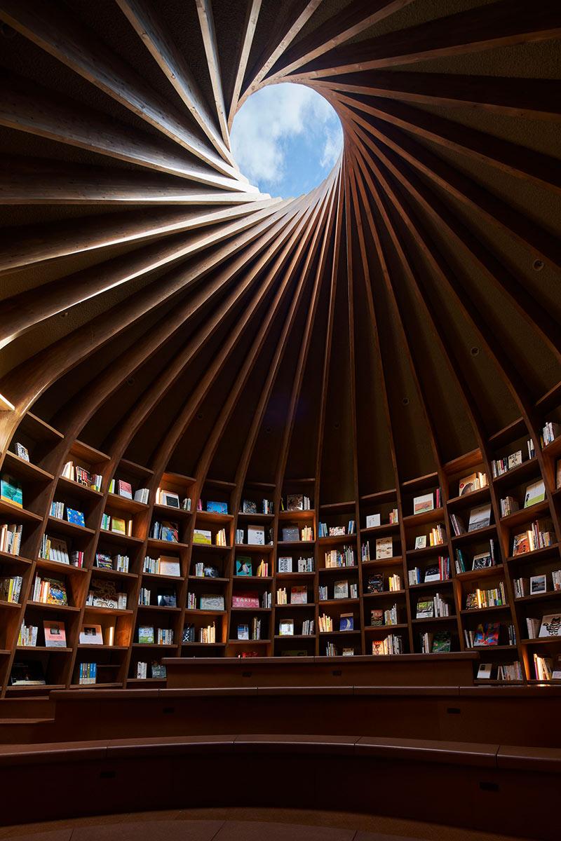 Library in the Earth, Hiroshi Nakamura & NAP, Japan, Kurkku Fields, Bibliothek, Holzbau