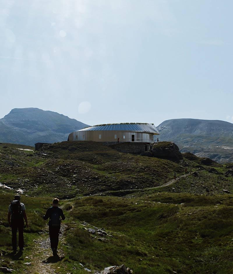 Refuge de Barroude, Snøhetta, Nationalpark Pyrenäen, Holzbau