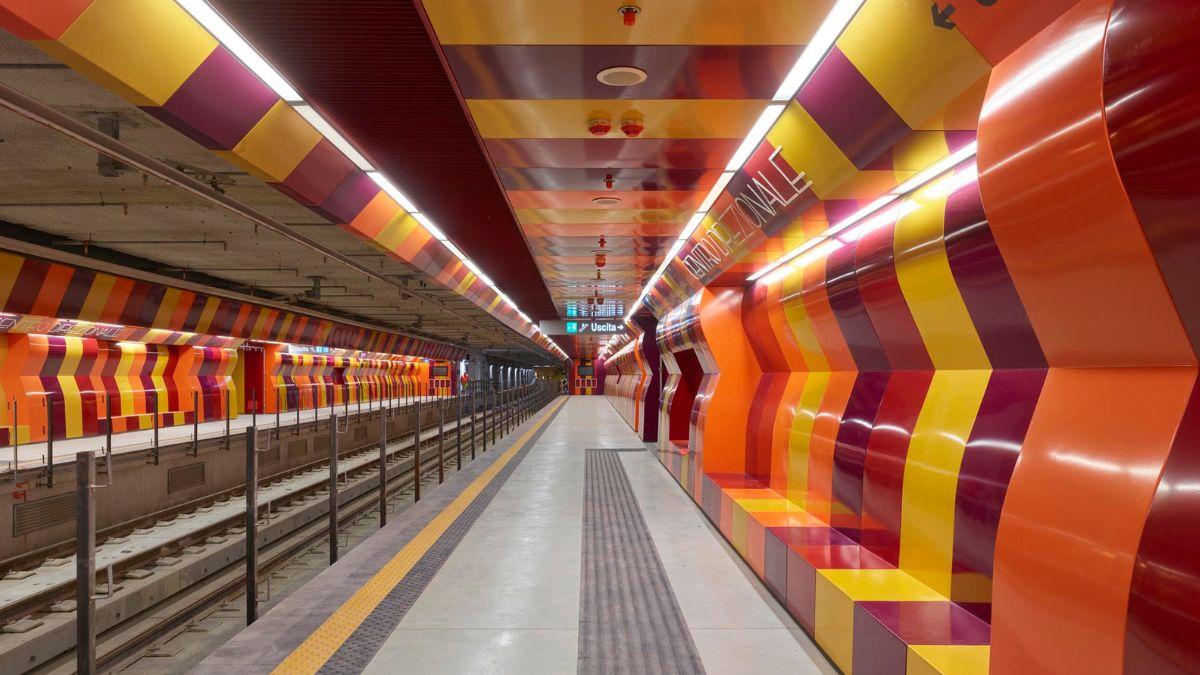 Alle paar Minuten werden am neuen Kopfbahnhof die Garnituren der U-Bahn-Linie 1 ein- und ausfahren.