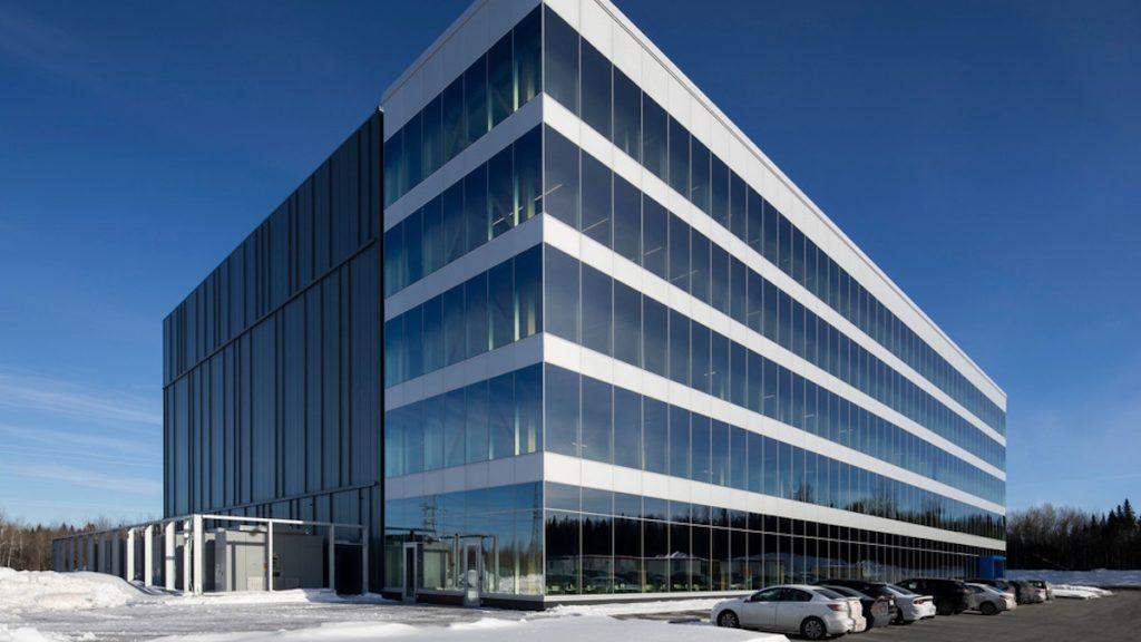 QScale Data Processing Centre, Q01 Campus, Quebec, Kanada, Menkès Shooner Dagenais LeTourneux Architectes, MSDL, Holzkonstruktion