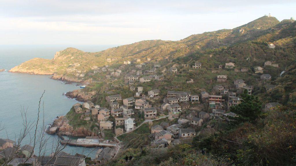 das verlassene Geisterdorf Houtouwan auf der chinesischen Insel Shengshan