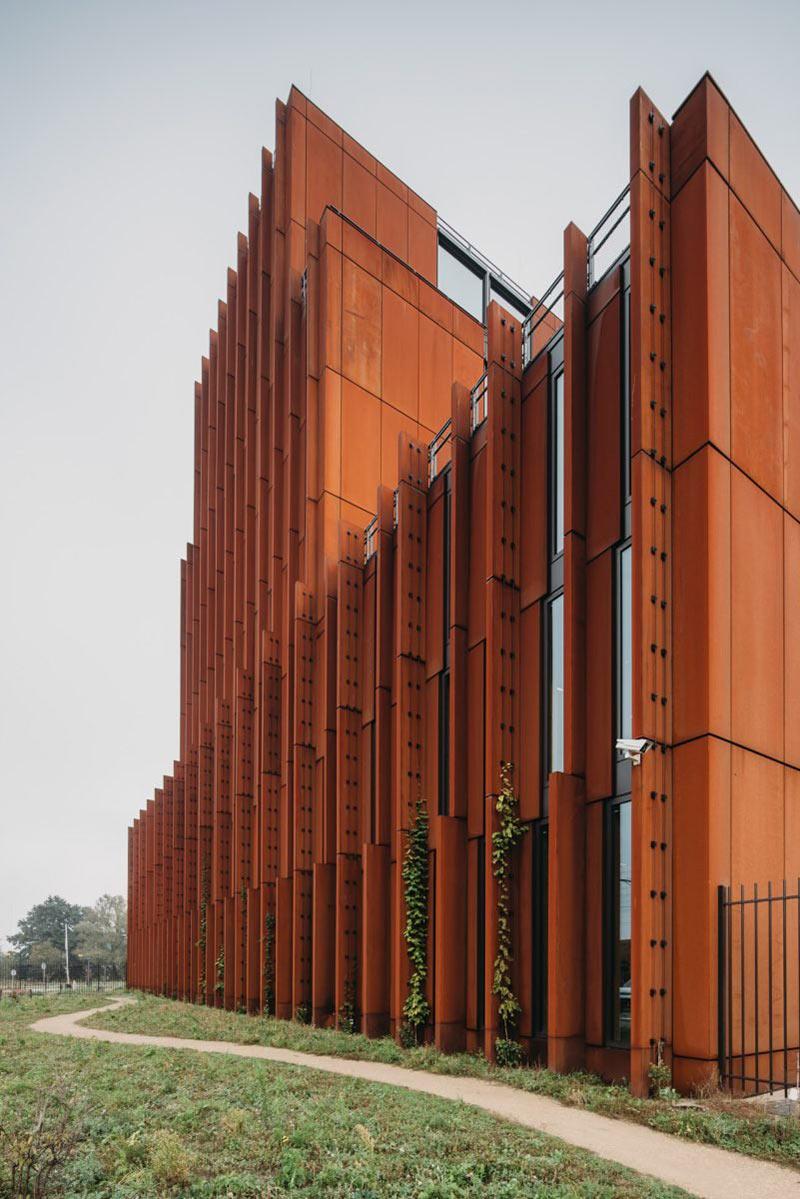 Alliander Westpoort, Amsterdam, Industriearchitektur, Cortenstahl, De Zwarte Hond