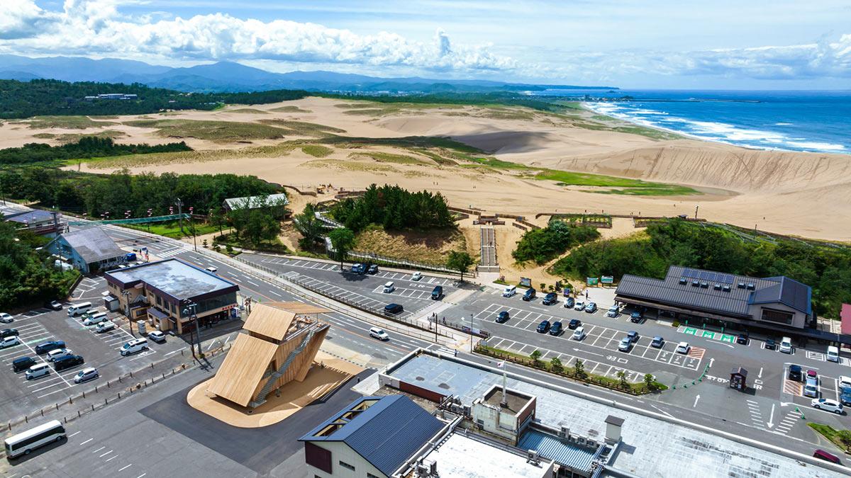 Tottori Takahama Café, Kengo Kuma & Associates, Japan, Holzbau
