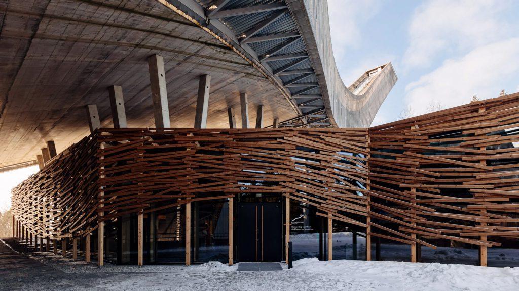 Holmenkollen Ski Museum, Eingang