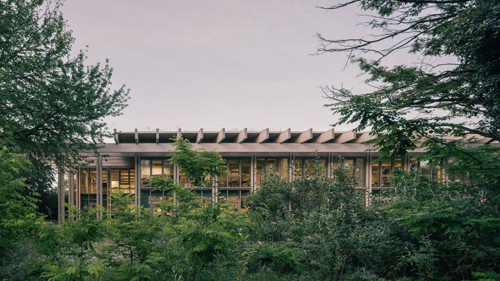 Le Pavillon Jardins, Atelier du Pont, Paris, Parc de la Villette, Holzbau