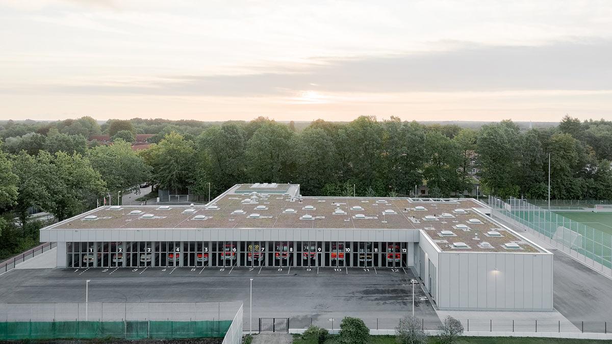 Feuerwache Reinbek, Rimpau Bauer Derveaux, Holzbau
