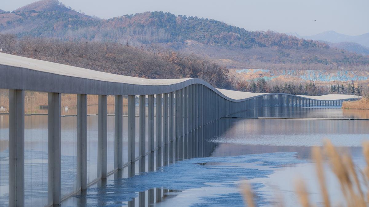 Zaishui Art Museum, Rizhao, Provinz Shandong, China, Junya Ishigami
