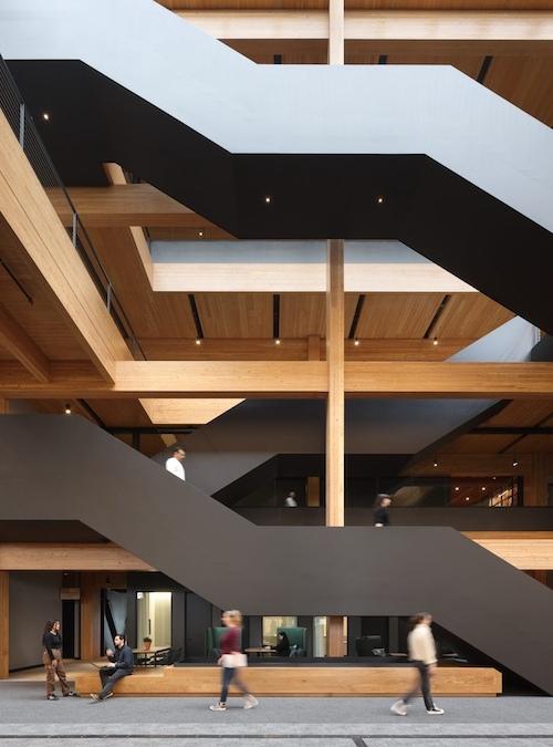 Google, 1265 Borregas Avenue, Michael Green Architecture, Atrium