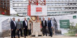 UBM lays the foundation stone for the first timber hybrid high-rise in Mainz with "Timber Peak"